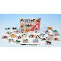 Detoa Pexeso dřevěné Zoo 2