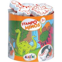 Aladine Detské pečiatky s príbehom Stampo Minos 10 ks Dinosaury
