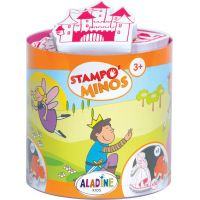 Aladine Detské pečiatky s príbehom Stampo Minos 10 ks Rozprávkový svet