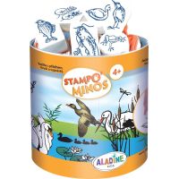 Aladine Detské pečiatky s príbehom Stampo Minos 36 ks Pri vode