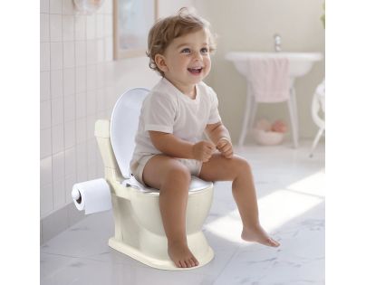 Detská toaleta XL, béžová, 45x40x28 cm