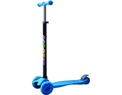 Detská trojkolesová svietiaca kolobežka - svetlomodrá - Poškodený obal