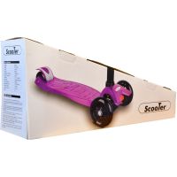 Detská trojkolesová svietiaca kolobežka - svetlomodrá - Poškodený obal 2