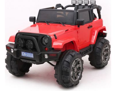 Made Detské elektrické auto 2,4 Ghz magnetické dvere MP3 prehrávač s rádiom červené