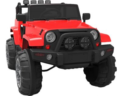 Made Detské elektrické auto 2,4 Ghz magnetické dvere MP3 prehrávač s rádiom červené