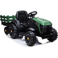 Made Detský elektrický traktor s prívesom 12V dva motory MP3 4