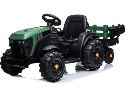 Made Detský elektrický traktor s prívesom 12V dva motory MP3