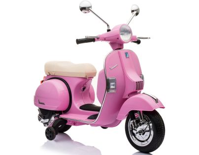 Detská elektrická kolobežka Vespa PX150 ružová