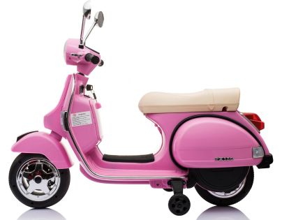 Detská elektrická kolobežka Vespa PX150 ružová