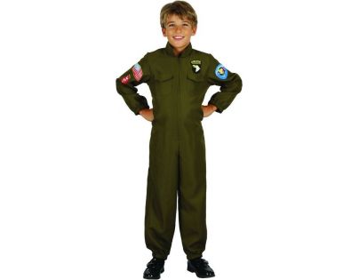 Made Detský karnevalový kostým Pilot 110-120 cm