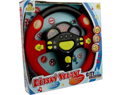 Made Detský hovoriaci volant červený