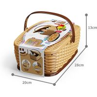 Detský piknikový kôš - Pizza set 3