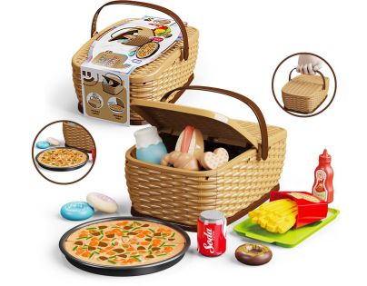 Detský piknikový kôš - Pizza set