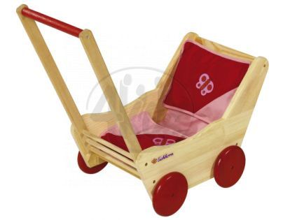 Dřevěný kočárek pro panenky Eichhorn