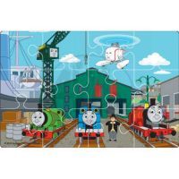 Tomáš a jeho přátelé 7210 - Dřevěné puzzle v krabičce 4x12 ks 4