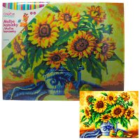 Diamantové maľovanie - Slnečnice 40 x 50 cm