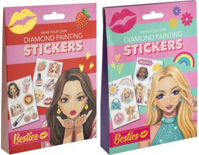 Diamantové maľovanie Besties – nálepky 2 druhy