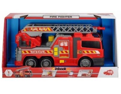 Dickie Action Series Hasičské auto s ručnou pumpou