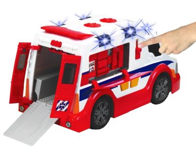 DICKIE Auto SOS ambulancie Sanitka v krabici 33 cm Svetlo Zvuk