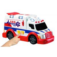 DICKIE Auto SOS ambulancie Sanitka v krabici 33 cm Svetlo Zvuk 5