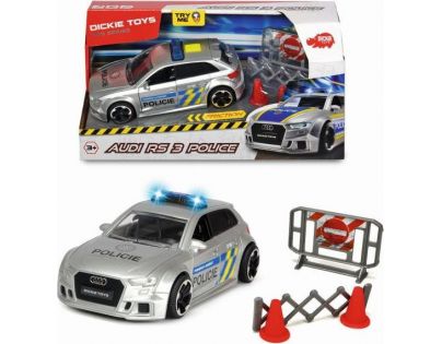 Dickie Audi RS3 polície česká verzia