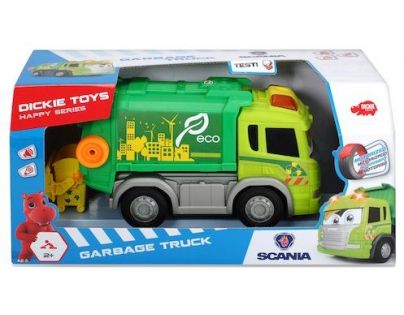 Dickie Auto Happy popelářské 25 cm - Poškozený obal