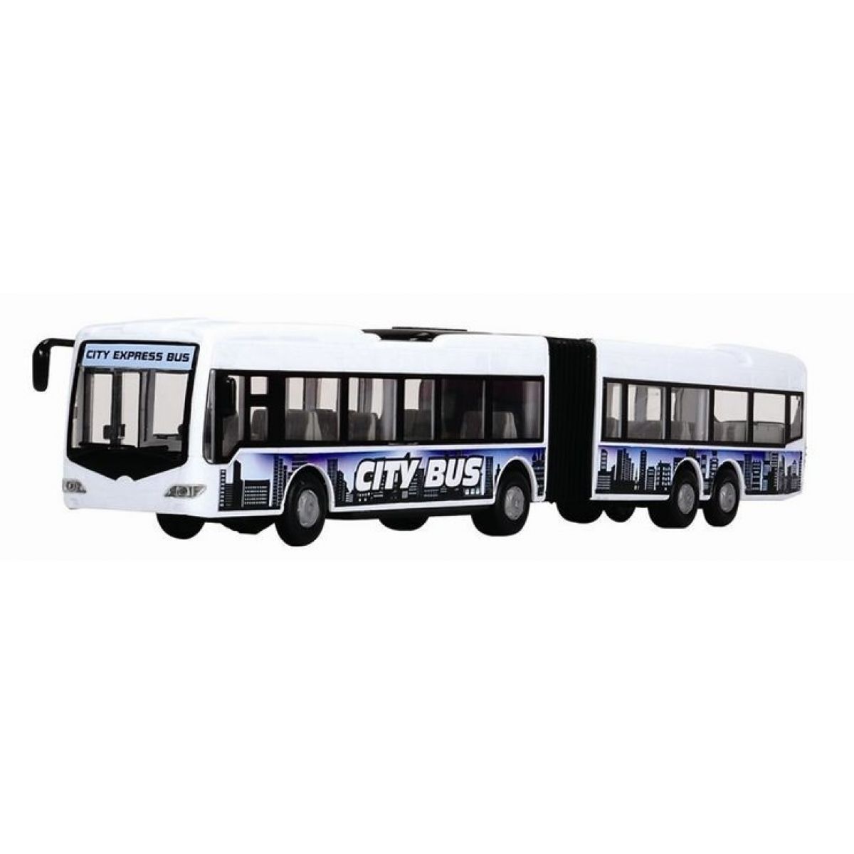 Dickie Autobus City Express Bus bielomodrý