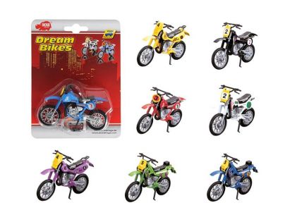 Dickie DDC Motocykel Cross 8 druhov 12 cm