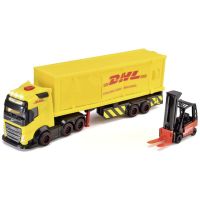 Dickie DHL Nákladné auto Volvo FH 16 s vysokozdvižným vozíkom 35 cm 2