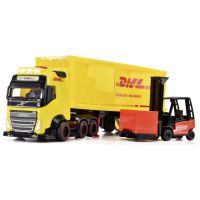 Dickie DHL Nákladné auto Volvo FH 16 s vysokozdvižným vozíkom 35 cm 4