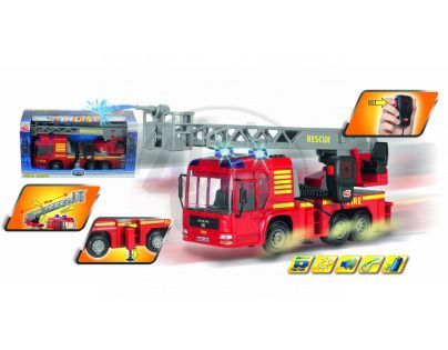 DICKIE 3443997 - Hasičské auto s mikrofonem (43 cm)