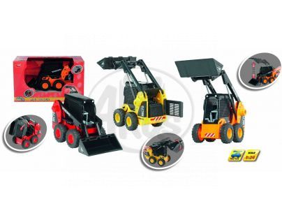 DICKIE D 3414469 - Mini nakládač 1:24 cm, 13 cm