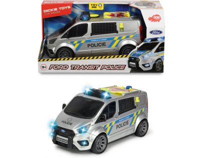 Dickie Policajné auto Ford Transit česká verzia