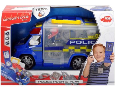 Dickie Policejní auto s příslušenstvím