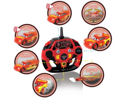 Dickie RC Cars 3 Feature Blesk McQueen 1:16, 26cm, 3kan