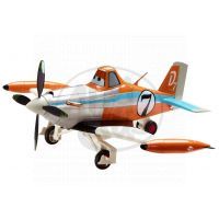 DICKIE D 3089803 - RC Planes RC jezdící letadlo Dusty, 1:24, 27 cm, 2 kan 2