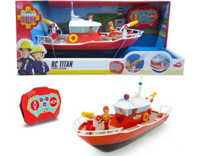 Dickie RC Požiarnik Sam čln Titan 1:16