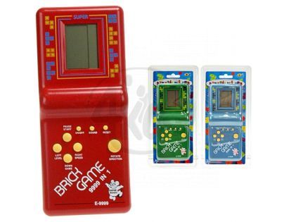 Digitální hra Brick game 9999 v 1 na baterie se zvukem