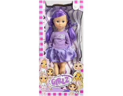 Dimian Bambolina 35 cm fialové vlasy