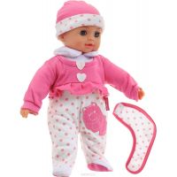 Dimian Bábika Bambolina Bebe 34 cm s 50 českými slovami ružové oblečenie