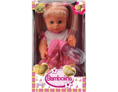 Dimian Bábika česacia Bambolina Amore 30 cm s funkciou - Poškodený obal