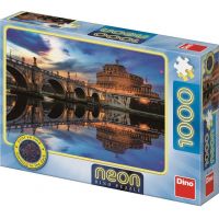 Dino Puzzle neon Anjelský hrad 1000 dielikov 3