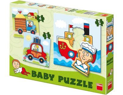 Dino Baby puzzle Dopravní prostředky