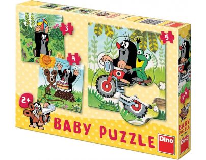 Dino Baby Puzzle Krtek na louce 12 dílků