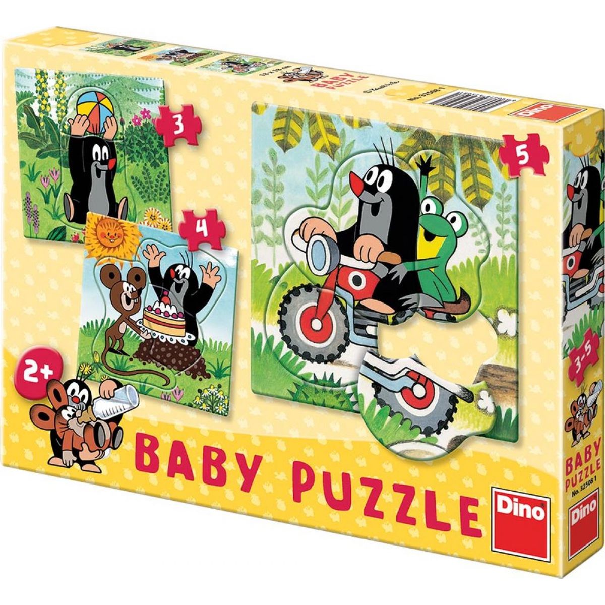 Dino Baby Puzzle Krtek na louce 12 dílků