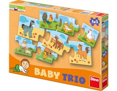 Dino Baby Trio rodina 24 dílků