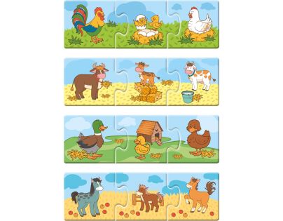 Dino Baby Trio rodina 24 dílků