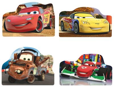 Dino Cars Puzzle Auta 2 4x54dílků