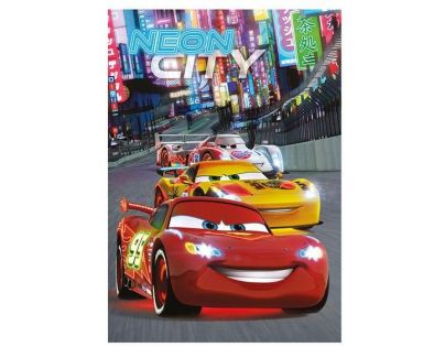 Dino Cars puzzle neon 100 XL dílků