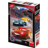 Dino Puzzle neon Cars víťazné kolo 100XL dielikov 3